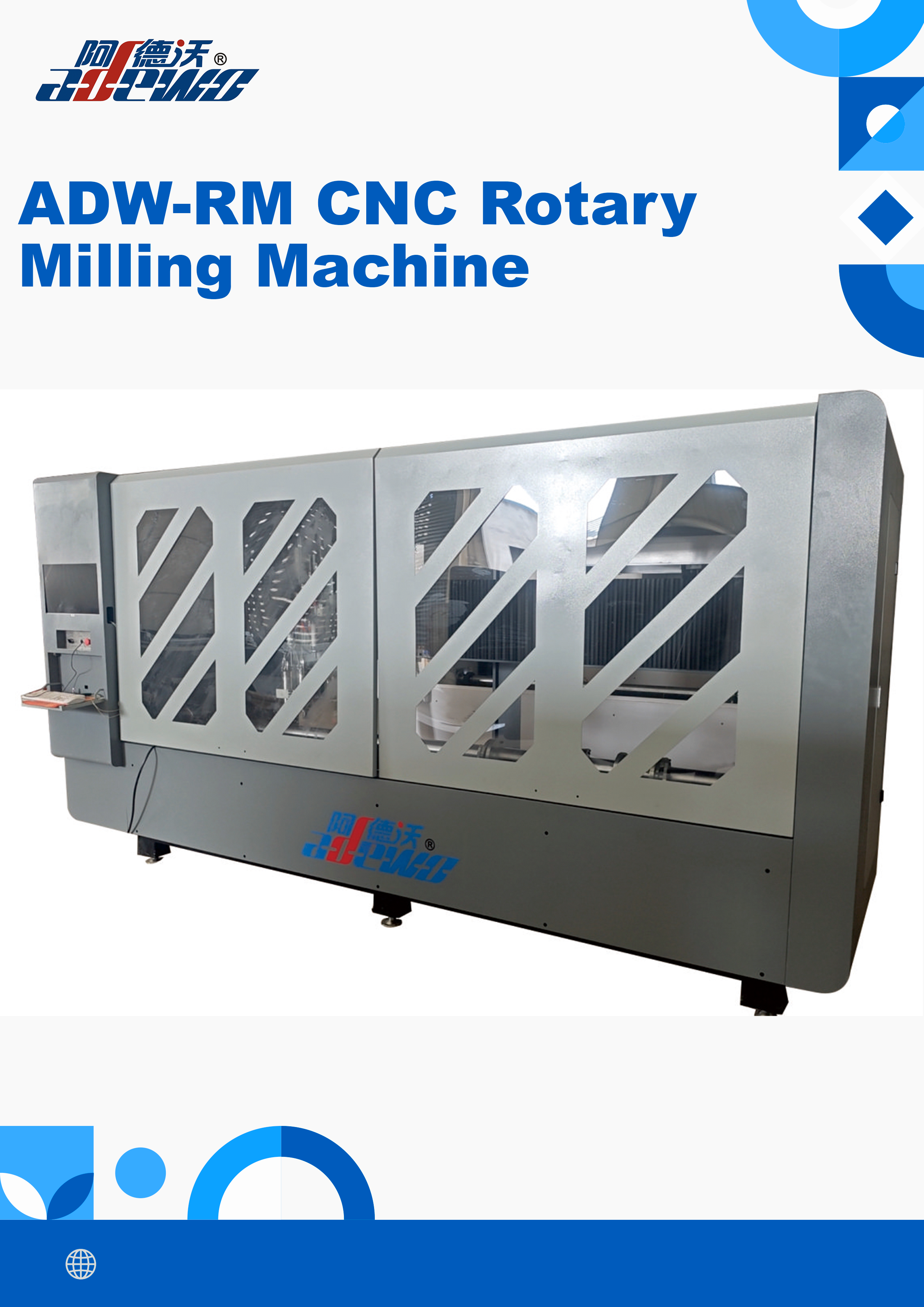 Maximize a eficiência e a precisão com a fresadora rotativa CNC ADW-RM