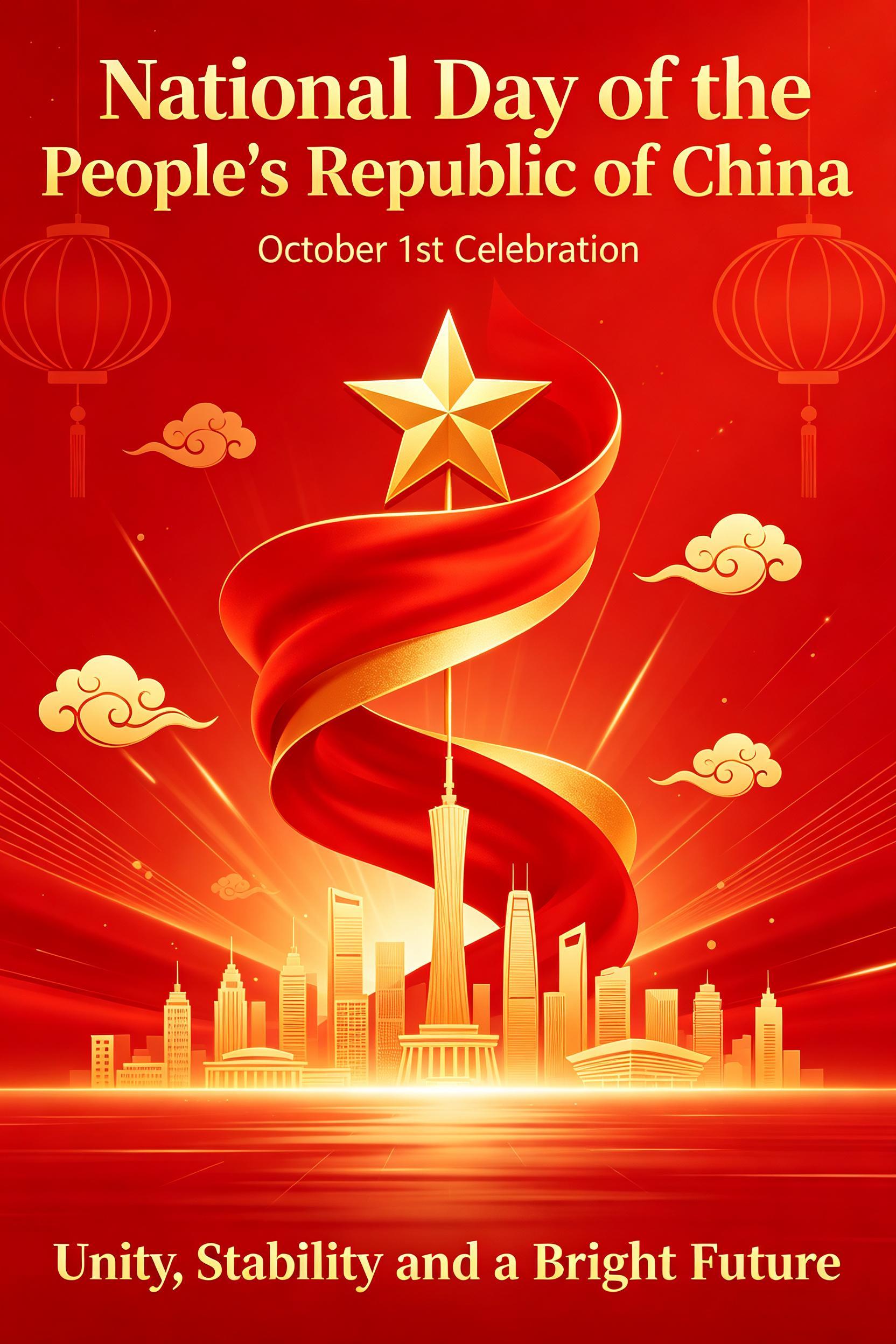 O Dia Nacional da China está quase chegando
