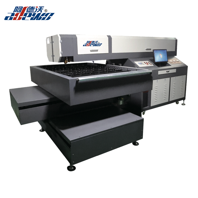 Máquina de corte a laser para fabricação de moldes de aço e madeira compensada de 400 Watts