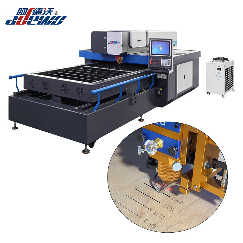 Os dados planos do pórtico de 600 watts morrem fazendo a máquina de corte a laser