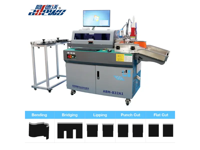 Máquina curvadora automática ABM-832 A1 para corte e vinco