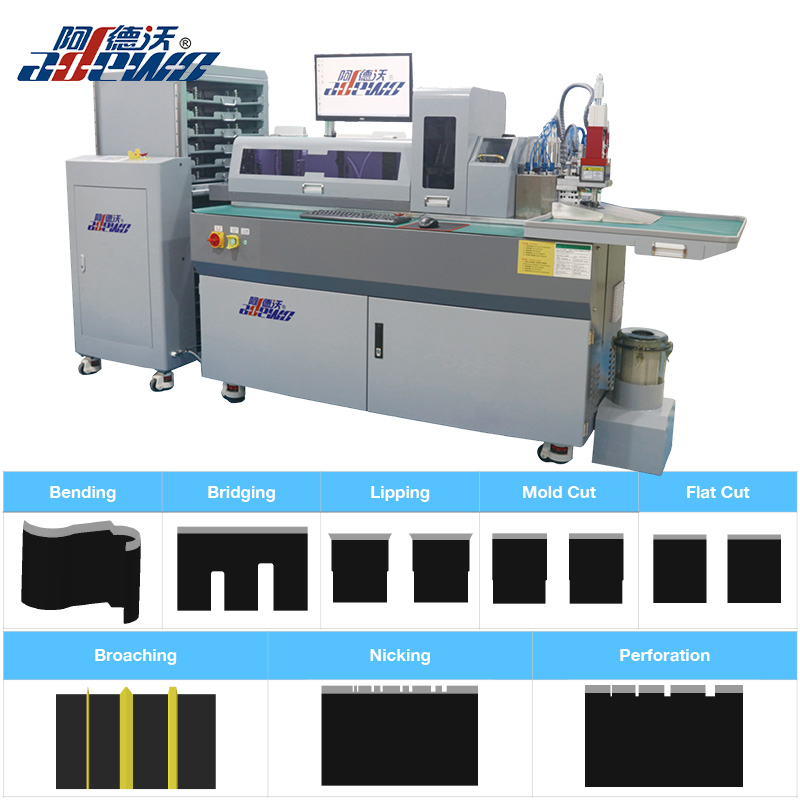 ABM-832C2 Multi-Function Steel Rule Die Auto Bender Machine para fabricantes de matrizes com certificação BOBST