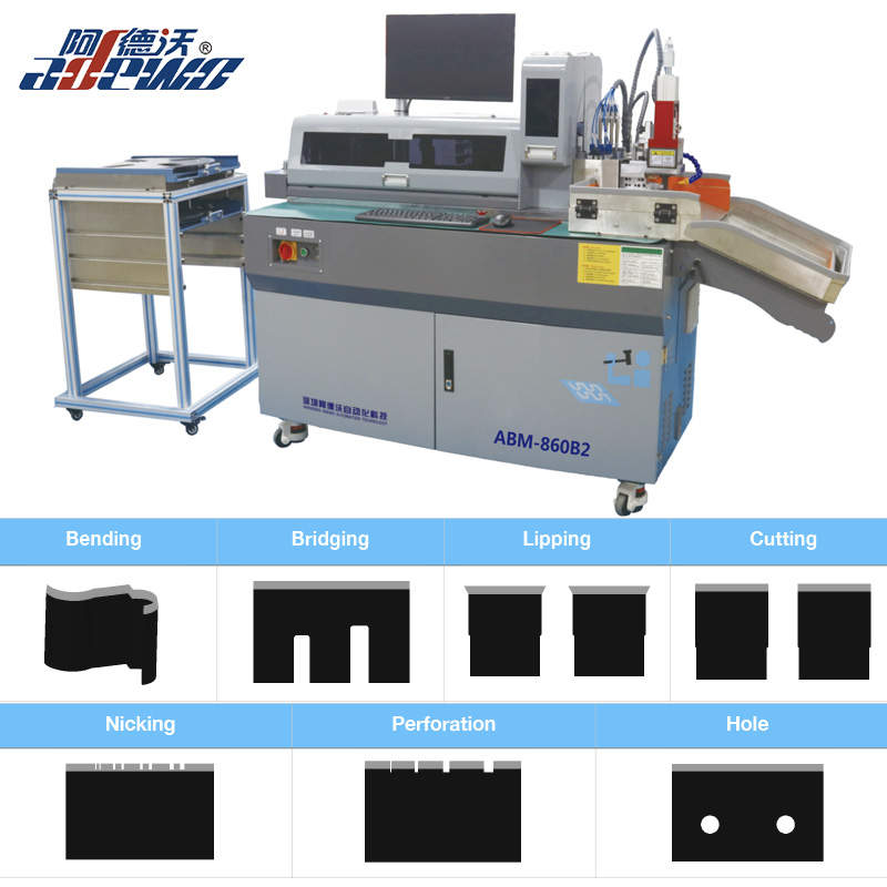 Máquina de dobra automática de regra de aço Bohlerstrip para embalagem em blister