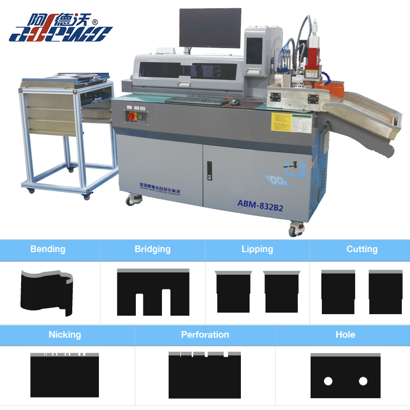 Máquina dobradeira automática de placa para fabricação de moldes ondulados