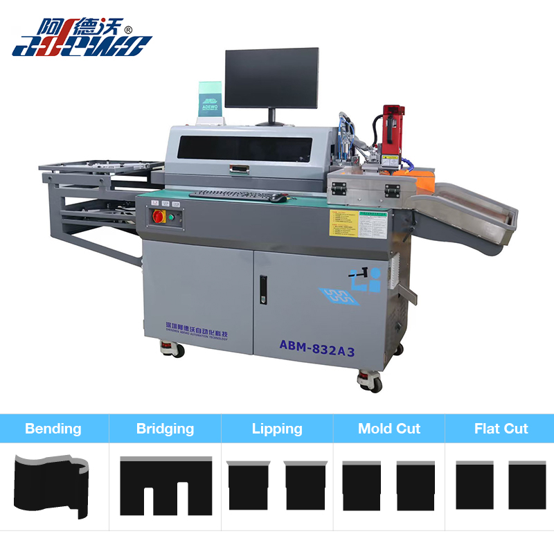 Máquina de dobra automática de regras de etiqueta