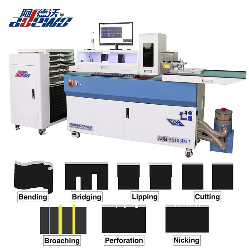 Máquina de dobra automática de placas de molde de etiqueta