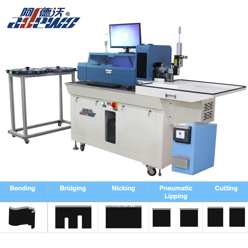 Máquina dobradora automática de regra de aço com matrizes rotativas