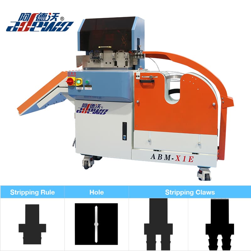 Máquina de corte automático com ferramenta de decapagem