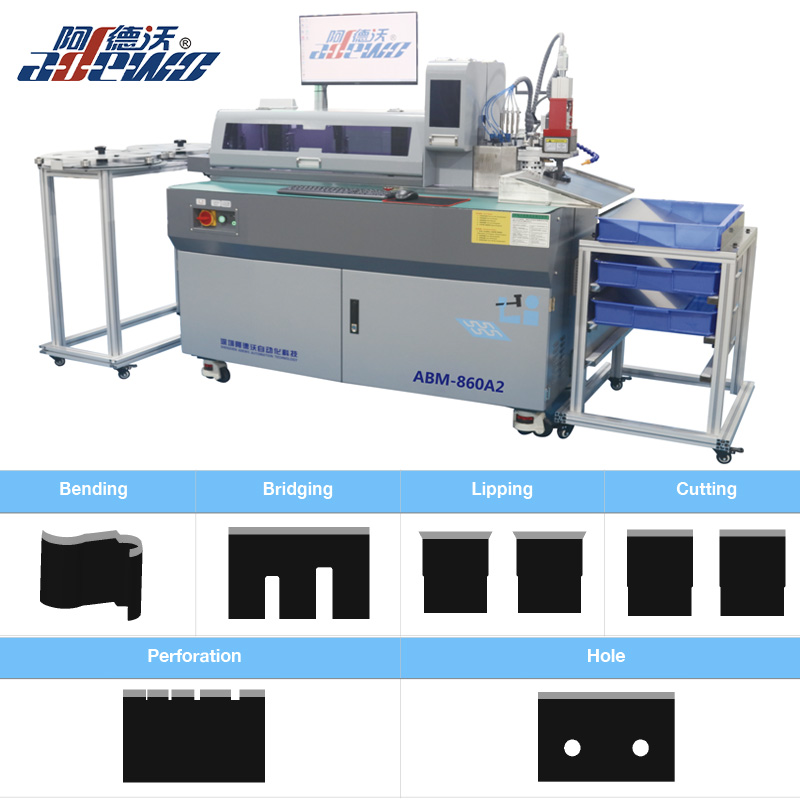 Máquina dobradeira automática Viking Steel Rule Martin Miller